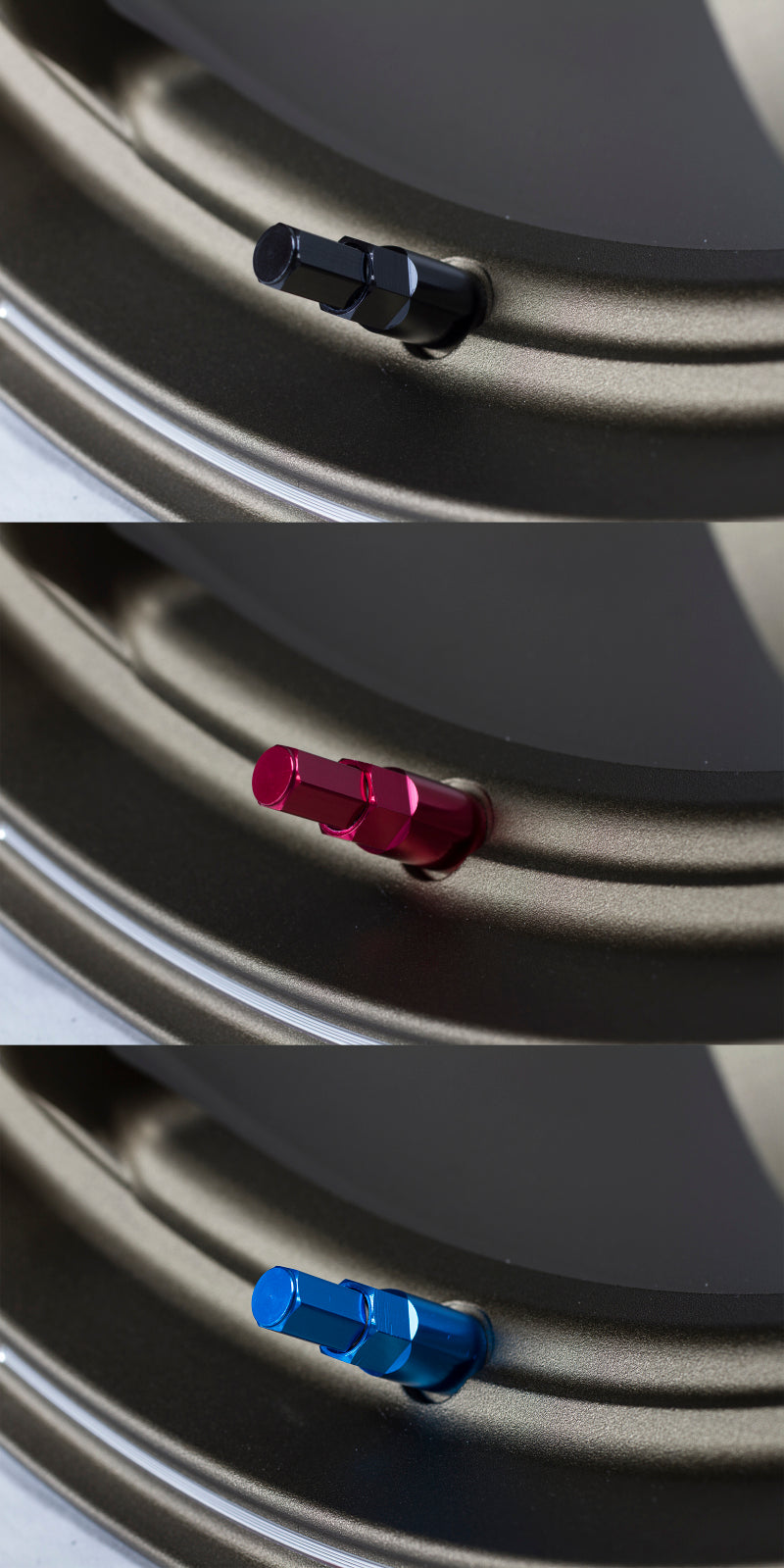 Wheel Mate Twisted Spiked Lug Nuts Set of 24 - Red M14x1.50 Lug Nuts Wheel Mate