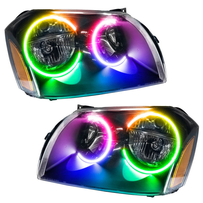 Oracle 05-07 Dodge Magnum SMD HL - Black - ColorSHIFT w/ 2.0 Controller Headlights ORACLE Lighting