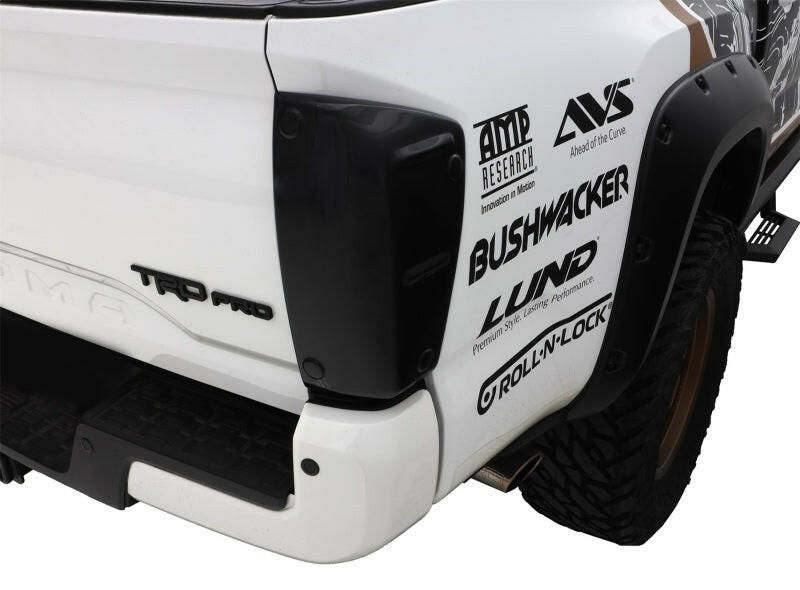 AVS 16-18 Toyota Tacoma Tail Shades Tail Light Covers - Smoke Light Covers and Guards AVS