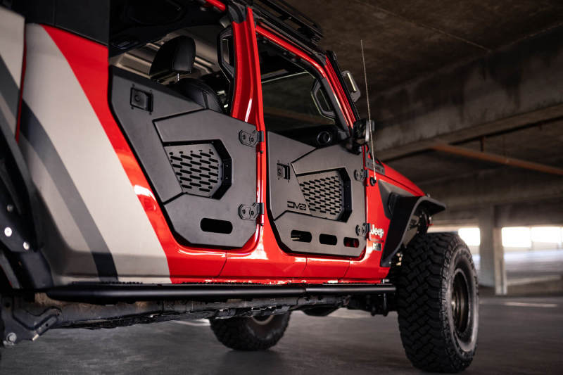 DV8 Offroad 18-22 Jeep Wrangler JL/JT Spec Series Half Doors - Rear Set Doors DV8 Offroad
