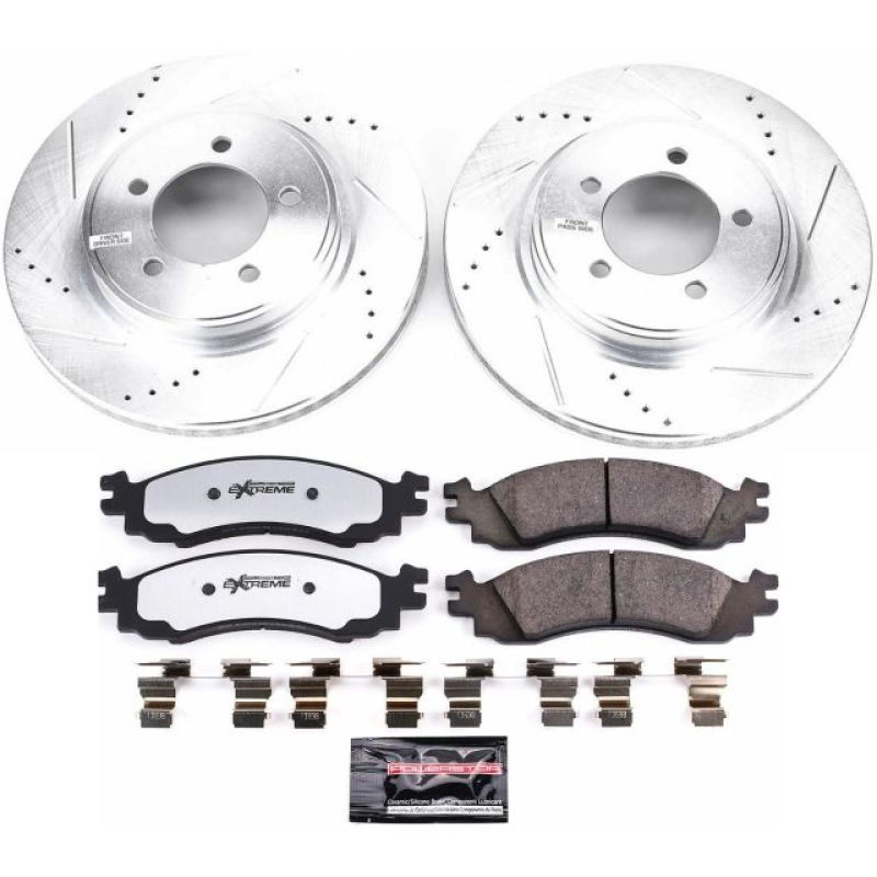 Power Stop 06-10 Ford Explorer Front Z36 Truck & Tow Brake Kit Brake Kits - Performance D&S PowerStop