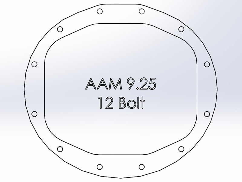 aFe Power Front/Rear Diff Cover Kit w/ Oil 19-25 Dodge L6 Trucks (AAM 9.25-12 & AAM 11.5/12-14) Diff Covers aFe