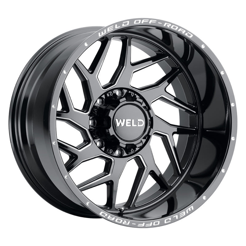 Weld Off-Road W117 22X12 Fulcrum 6X135 6X139.7 ET-44 BS4.75 Gloss Black MIL 106.1 Wheels - Cast Weld