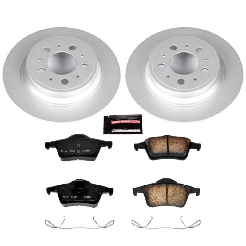 Power Stop 01-09 Volvo S60 Rear Z23 Evolution Sport Coated Brake Kit Brake Kits - Performance D&S PowerStop