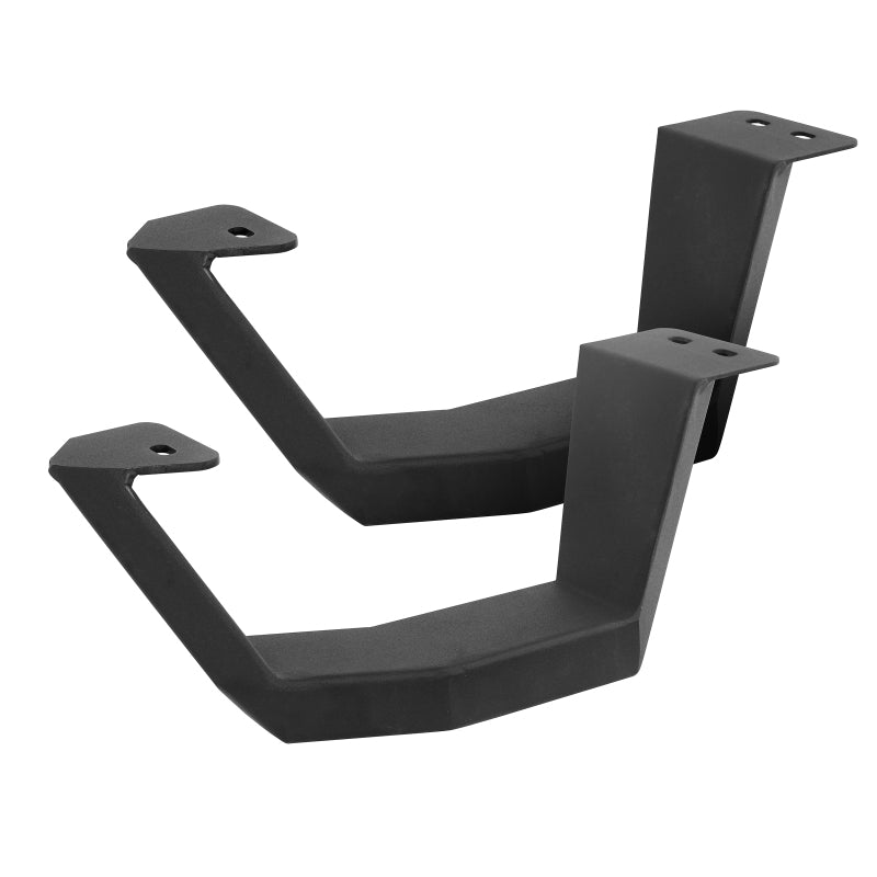 Go Rhino 2022 Toyota Tundra DC 4dr Kit w/RB20 Running Board + Brkts + 4 RB20 Drop Steps - Tex. Blk Running Boards Go Rhino