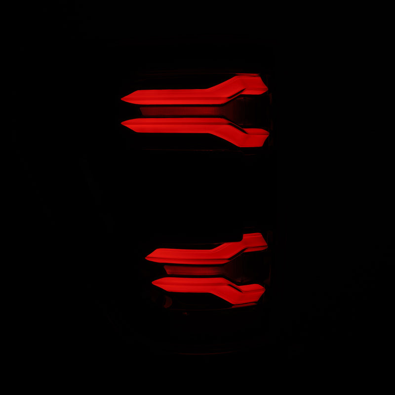 AlphaRex 21-23 Ford F-150 LUXX LED Taillights - Black w/ BLIS Tail Lights AlphaRex