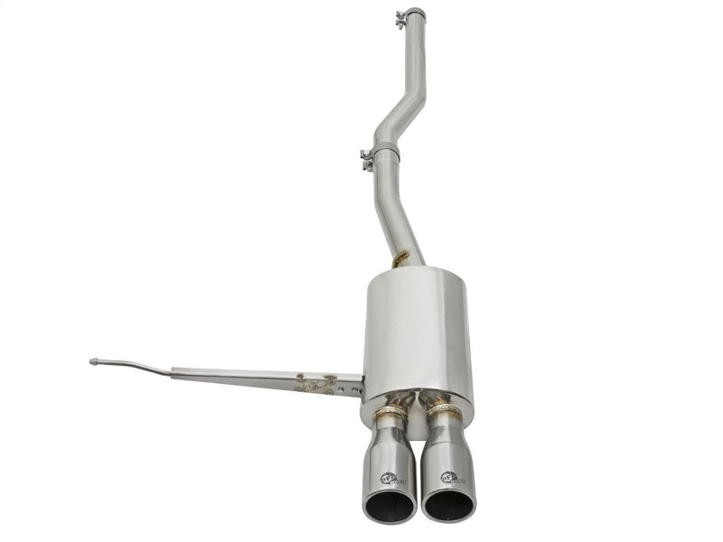 aFe MACHForce XP Exhausts Cat-Back SS-304 14-17 Mini Cooper S Hardtop 2-Door w/ Polished Tips Catback aFe