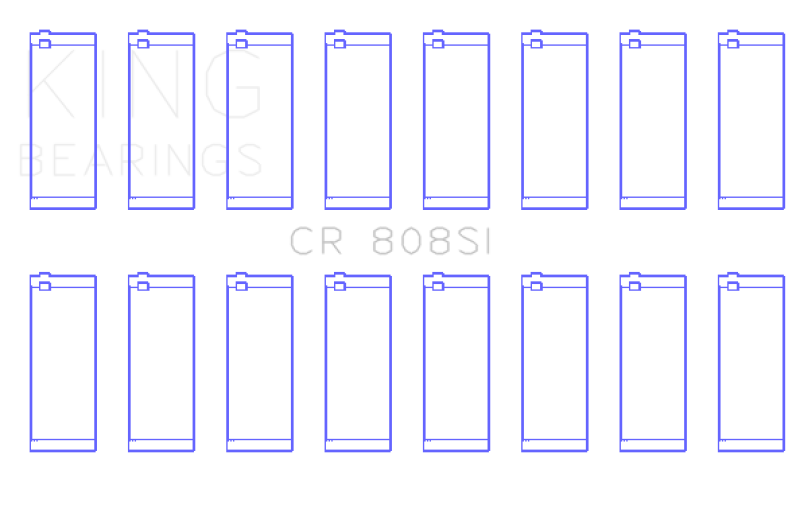 King Engine Bearings Chevrolet 369-502 GEN IV/V/VI (Size +0.60) Rod Bearing Set Bearings King Engine Bearings