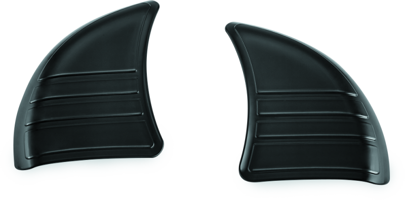 Kuryakyn Tri-Line Inner Fairing Cover Plates Gloss Black Exterior Trim Kuryakyn