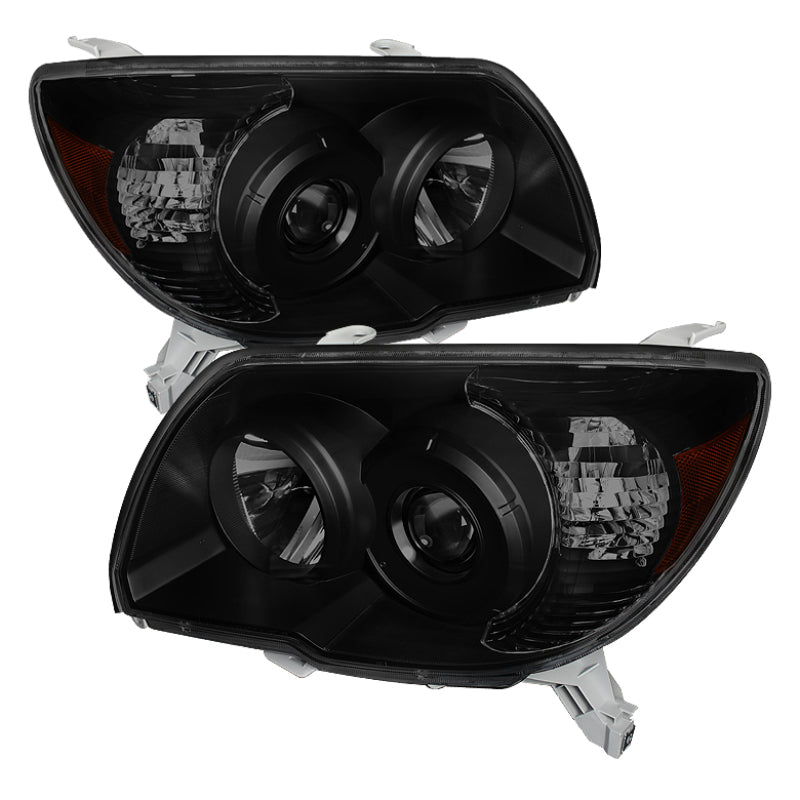 xTune Toyota 4Runner 06-09 Crystal Headlights Black Smoked HD-JH-T4R06-AM-BSM Headlights SPYDER