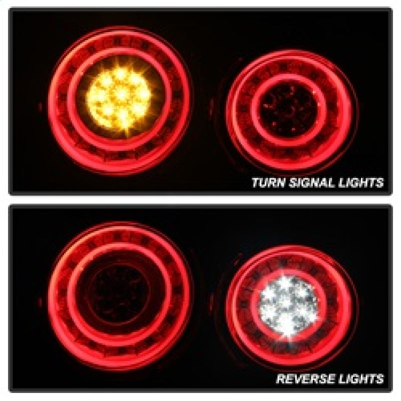 Spyder 09-15 Nissan GTR LED Tail Lights Red Clear ALT-YD-NGTR09-LED-RC Tail Lights SPYDER