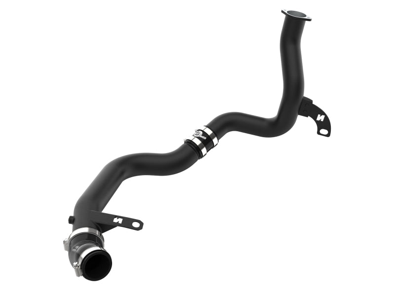 aFe 19-22 Hyundai Veloster N BladeRunner 2-1/4in to 2-1/2in Aluminum Hot Charge Pipe - Black Intercoolers aFe