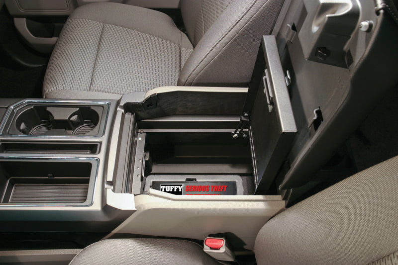 Tuffy Console Safe W/ Key Lock For Ford Fseries Flow Thru Console Cargo Boxes & Bags Tuffy Products