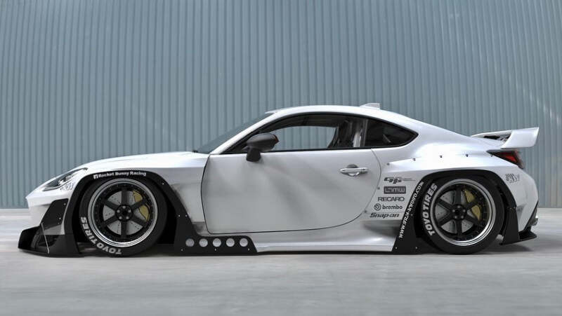 GReddy Pandem 2022+ Toyota GR86 (ZN8) Rocket Bunny V1.5 Ducktail Wing Spoilers GReddy