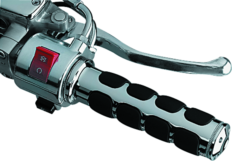 Kuryakyn ISO Grips Metric Chrome Grips Kuryakyn