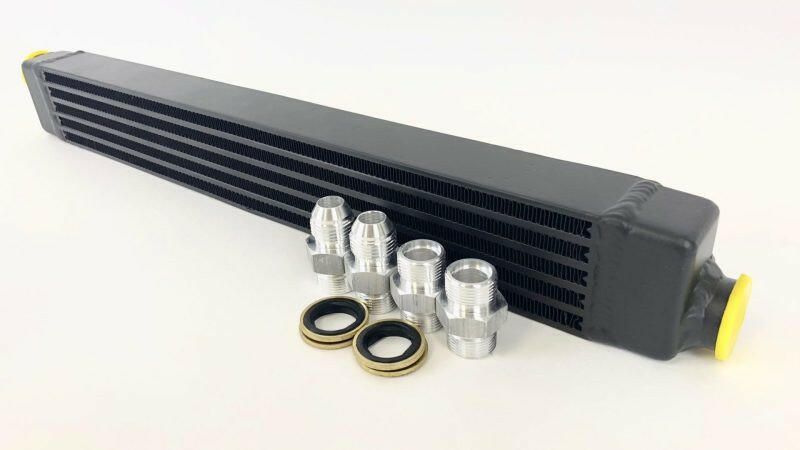 CSF 82-94 BMW 3 Series (E30) High Performance Oil Cooler w/-10AN Male & OEM Fittings Oil Coolers CSF
