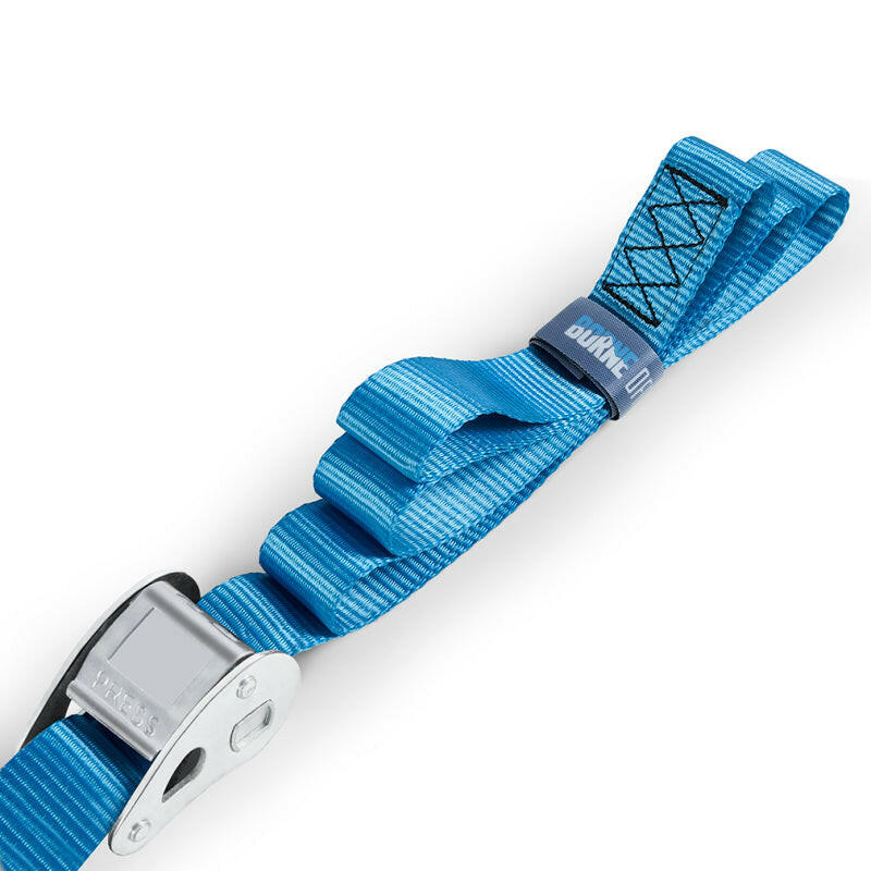 Borne Off-Road Cam Buckle Tie-Down Kit (2-Pack) Blue Cargo Tie-Downs Borne Off-Road