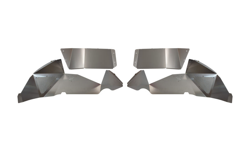 Fishbone Offroad 2018+ Jeep Wrangler JL Rear Pair Aluminum Raw Inner Fenders Fenders Fishbone Offroad