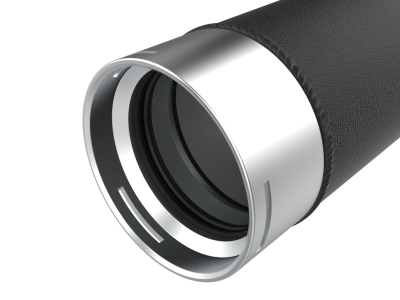 aFe 23-24 Ford Diesel Trucks V8-6.7L (td) BladeRunner 3in. Aluminum Hot Charge Pipe - Black Intercoolers aFe