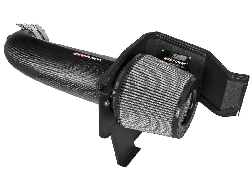 aFe POWER Magnum FORCE Carbon Fiber Stage 2 Track Series Pro Dry S CAIS - 11-18 Dodge Challenger V8 Cold Air Intakes aFe