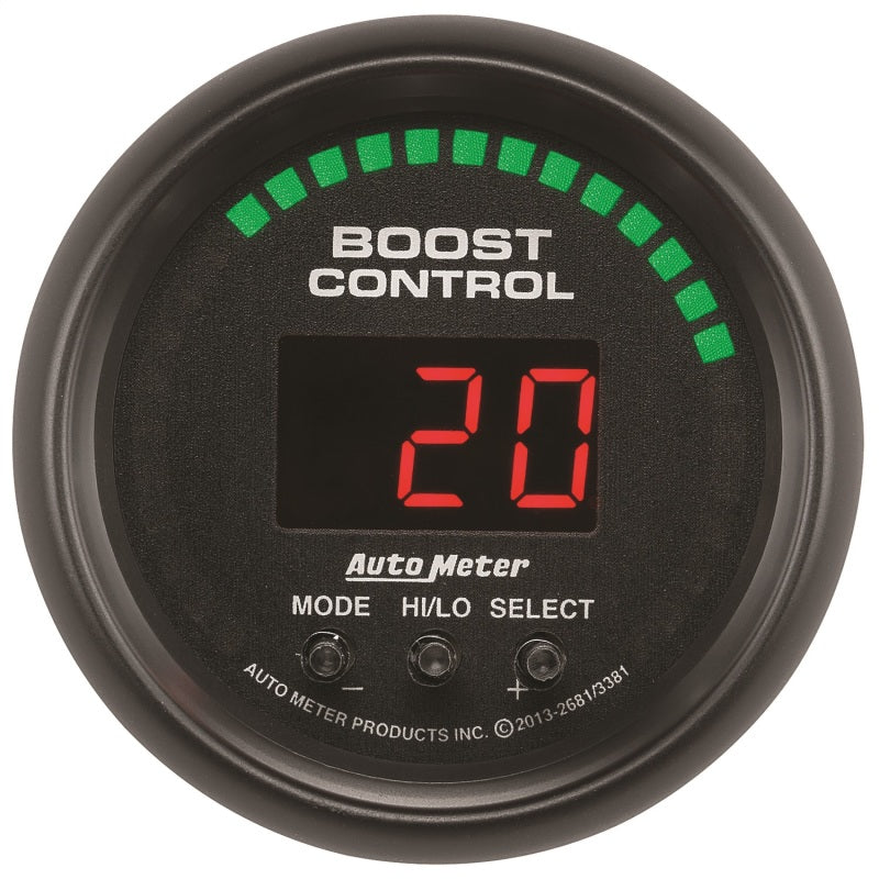 Autometer Z-Series/ES 52mm 30inHG/30psi Digital Boost Controller Gauges AutoMeter