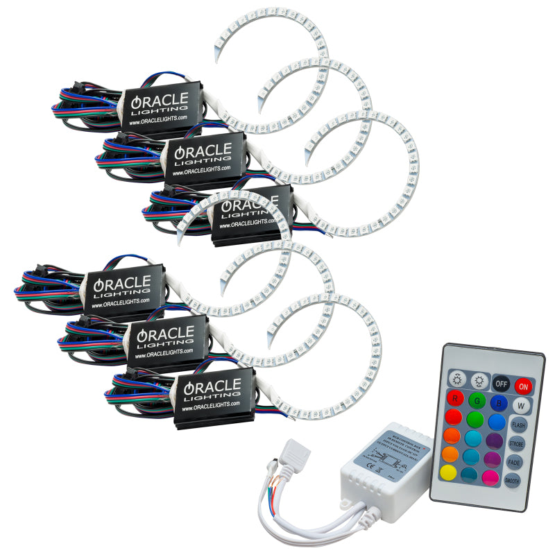 Oracle Mazda 3 04-09 Halo Kit - ColorSHIFT w/ Simple Controller Headlights ORACLE Lighting