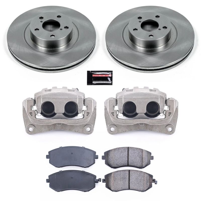 Power Stop 04-06 Subaru Baja Front Autospecialty Brake Kit w/Calipers Brake Kits - OE PowerStop