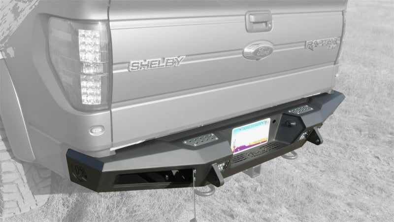 Addictive Desert Designs 10-14 Ford F-150 Raptor HoneyBadger Rear Bumper w/ Tow Hooks Bumpers - Steel Addictive Desert Designs