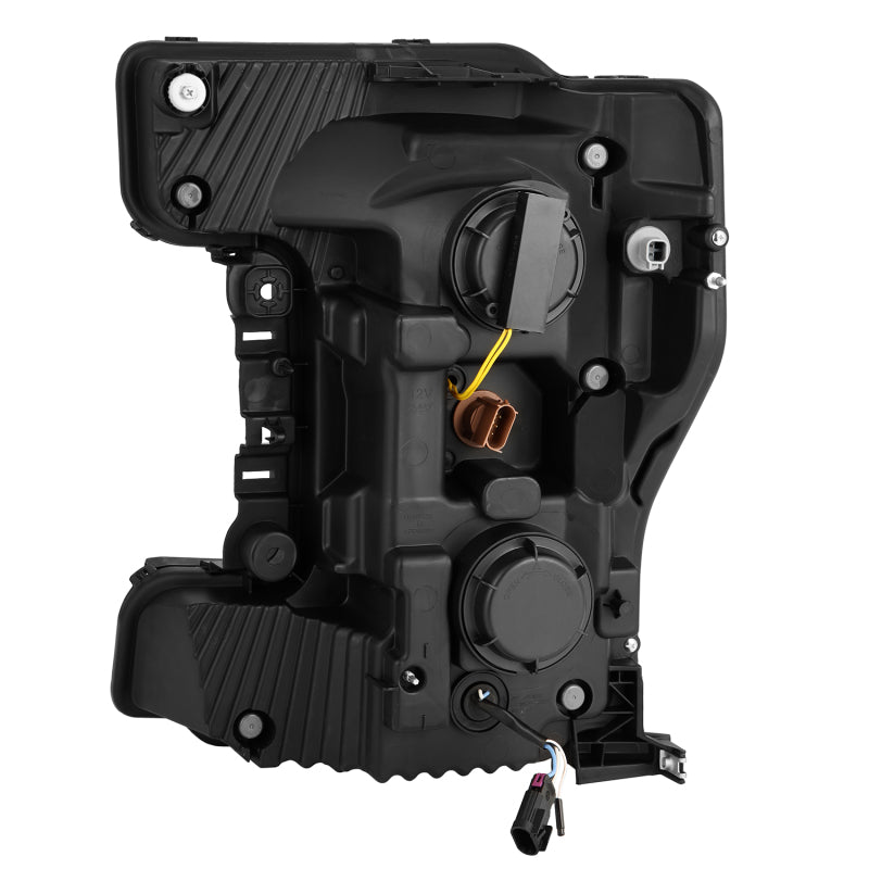 AlphaRex 17-19 Ford F-250/350/450/550 Super Duty PRO-Series Proj Headlights Black w/SeqSig & DRL Headlights AlphaRex