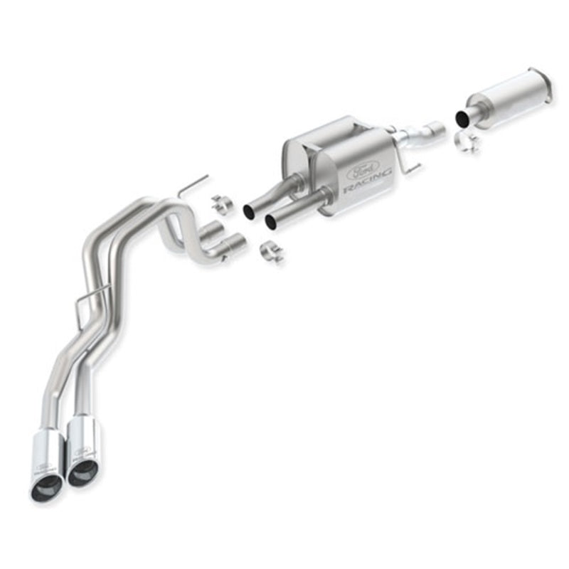 Ford Racing 2011-2014 F-150 SVT Raptor 6.2L Cat-Back Touring Exhaust System 145-inch WB Catback Ford Racing