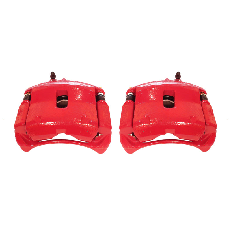 Power Stop 01-02 Acura MDX Front Red Calipers w/Brackets - Pair Brake Calipers - Perf PowerStop