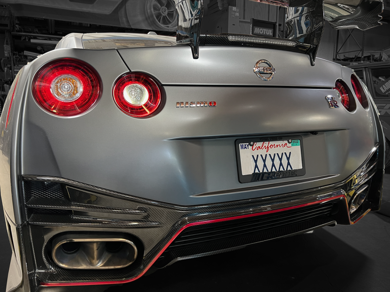 GReddy Total Tune Up License Plate Frame - Black Out License Frame GReddy