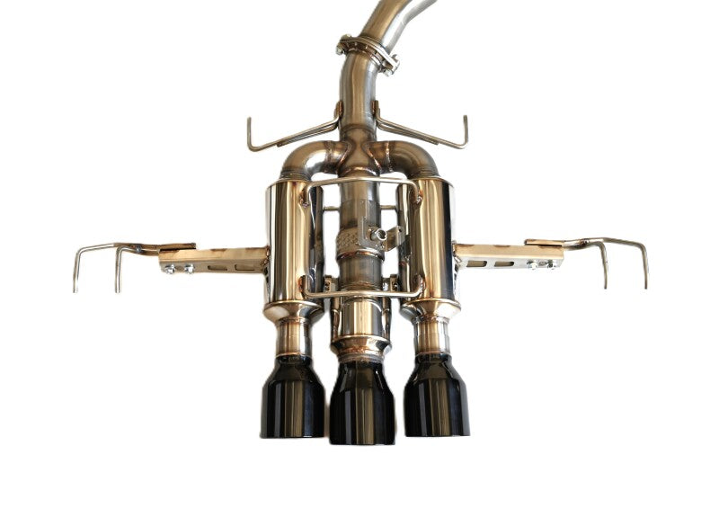 Invidia 22+ HONDA CIVIC TYPE-R FL5 R400 SINGLE LAYER BLACK TIP CAT-BACK (NON POLISH PIPE) Catback Invidia