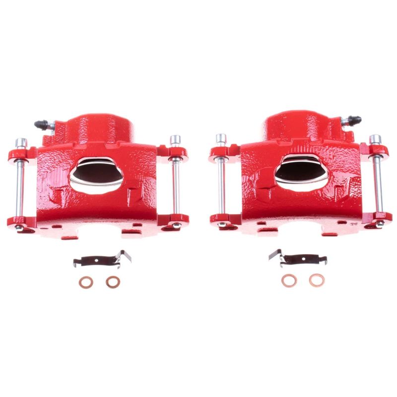 Power Stop 1977 Buick Electra Front Red Calipers - Pair Brake Calipers - Perf PowerStop