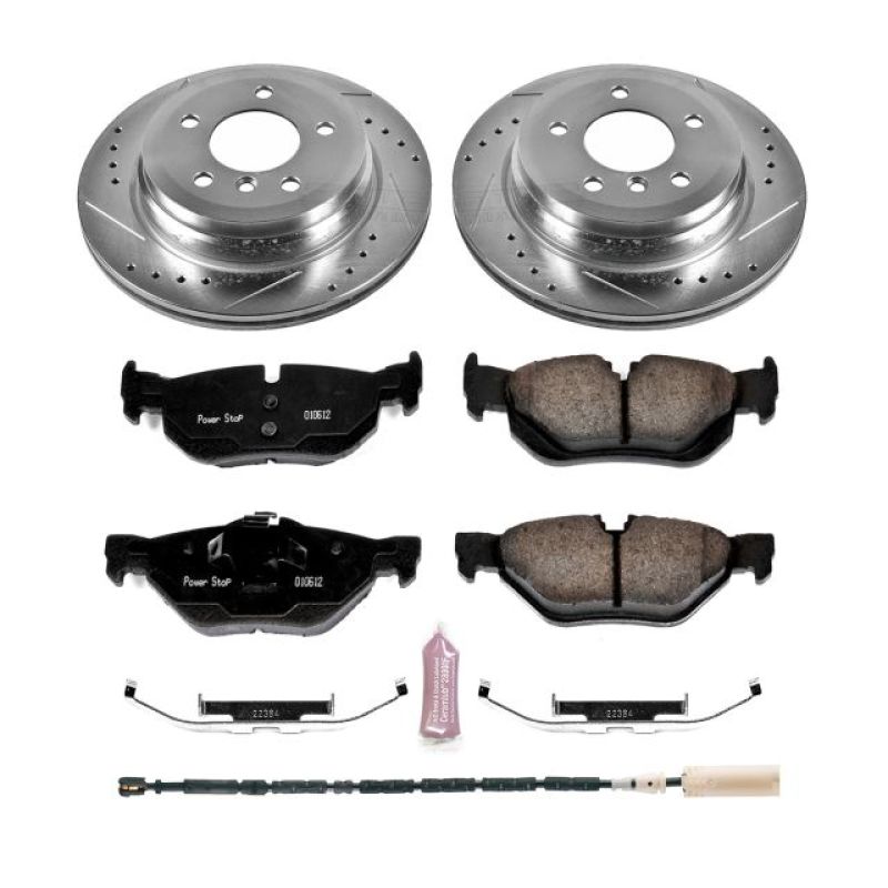 Power Stop 13-15 BMW X1 Rear Z23 Evolution Sport Brake Kit Brake Kits - Performance D&S PowerStop
