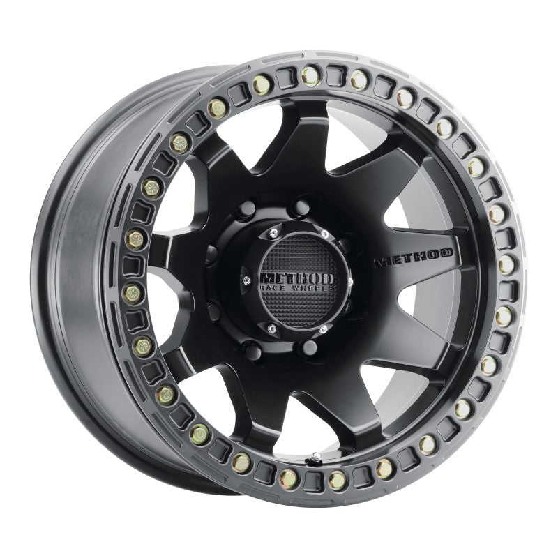 Method MR108 17x9 -44mm Offset 8x6.5 130.81mm CB Matte Black w/BH-H24125-38 Wheel Wheels - Cast Method Wheels
