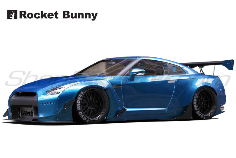 GReddy 09+ Nissan GT-R R35 Full Rocket Bunny Wide-Body Aero Kit w/ Wing Body Kits GReddy