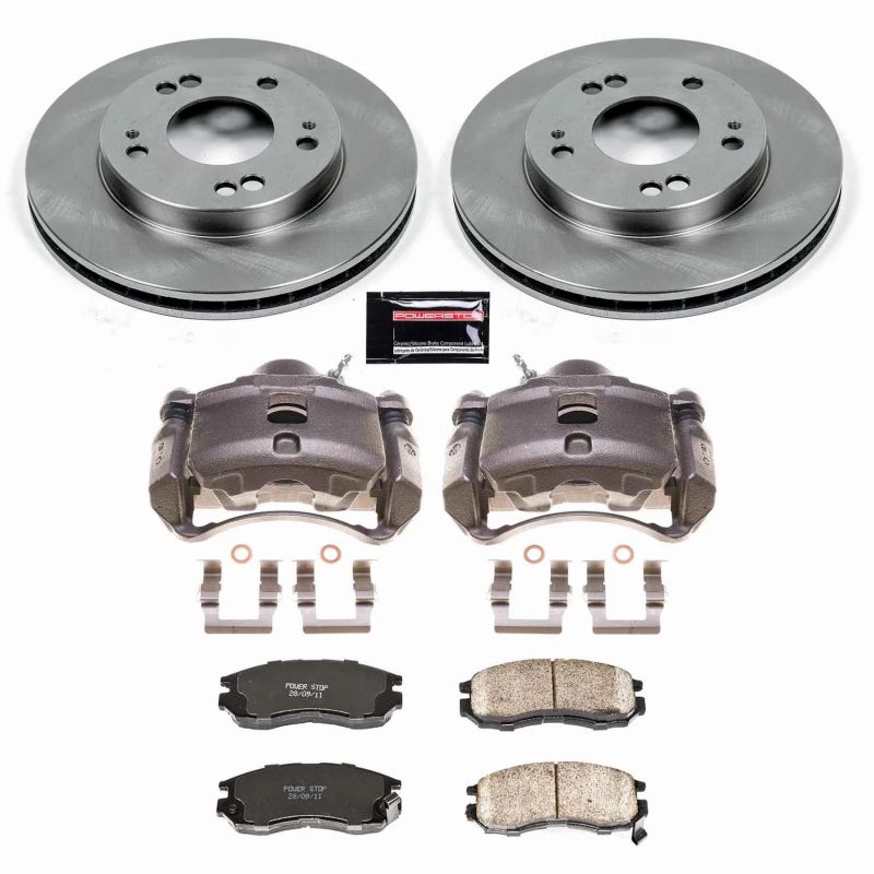 Power Stop 01-05 Chrysler Sebring Front Autospecialty Kit w/Calipers Brake Kits - OE PowerStop