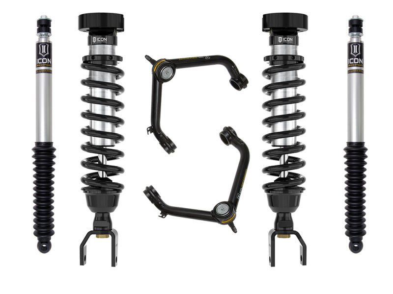 2019+ RAM 1500 2-3in. Stage 1 Suspension System W/ Tubular Upper Control Arms Coilovers ICON