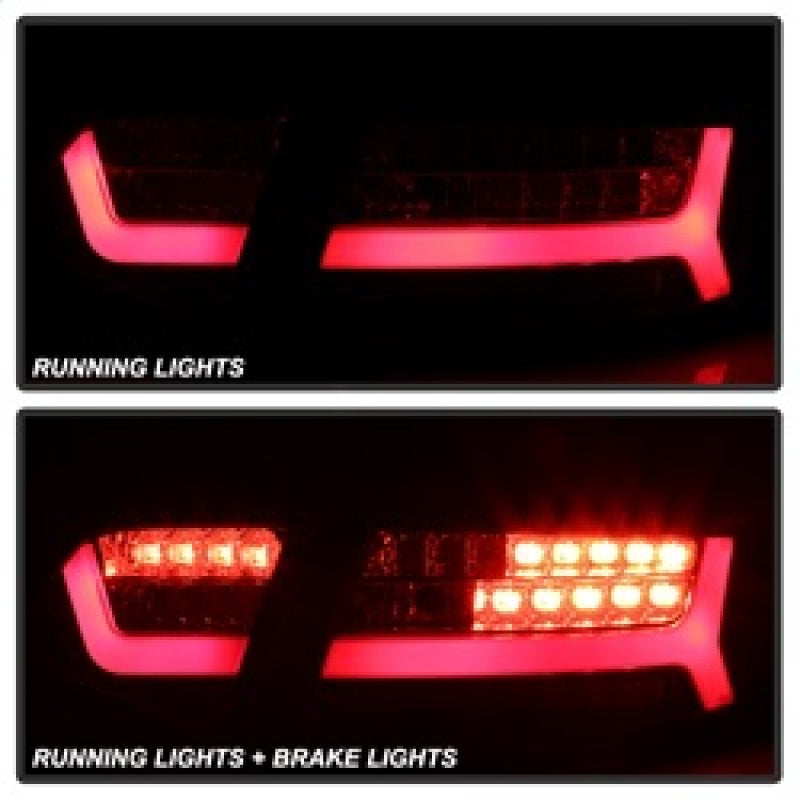 Spyder 09-12 Audi A6 LED Tail Lights - Black (ALT-YD-AA609-LED-BK) Tail Lights SPYDER