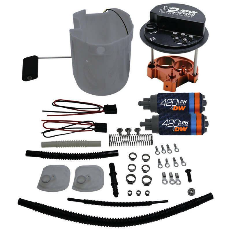 Deatschwerks X2 Pump Module w/ Dual DW420 for 2012-16 Scion FR-S 2012-20 Subaru BRZ Fuel Pumps DeatschWerks