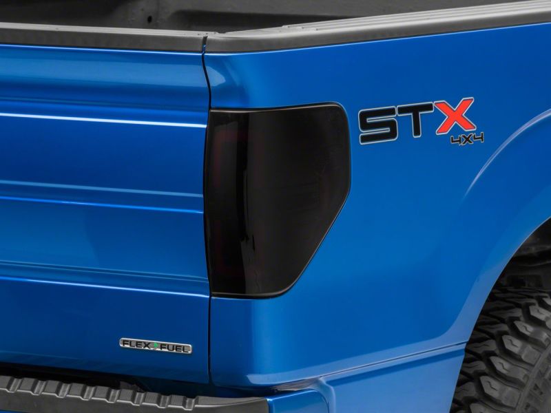 Raxiom 09-14 Ford F-150 Styleside Axial Series LED Tail Lights w/ Halo- Blk Housing (Smoked Lens) Tail Lights Raxiom