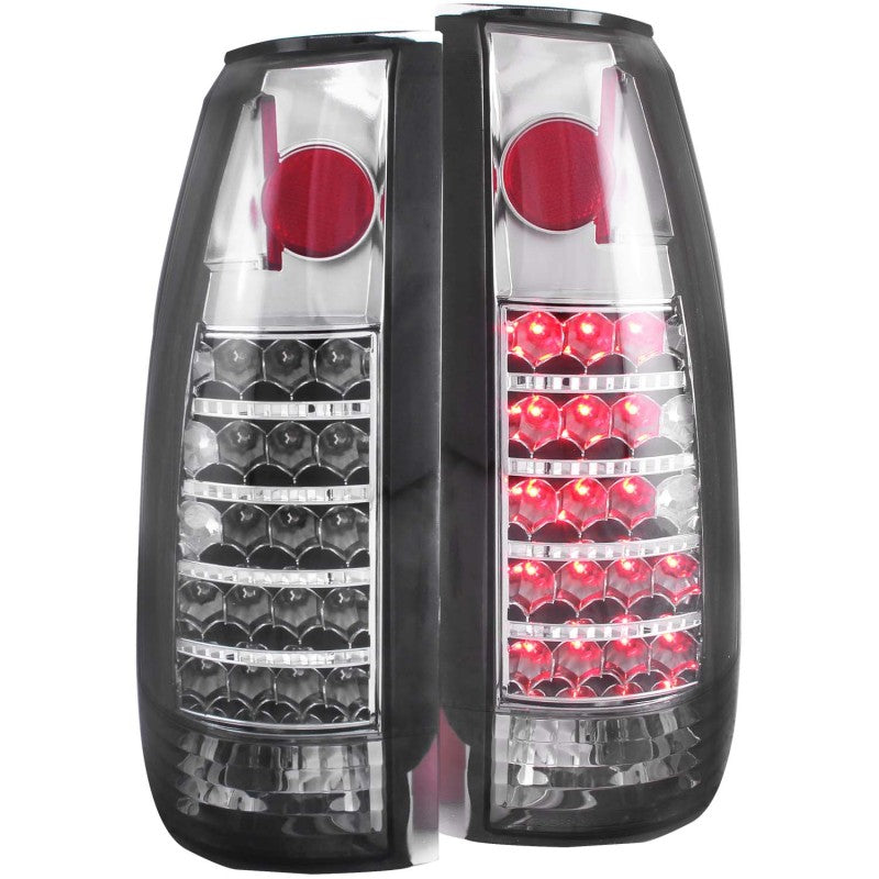 ANZO 1999-2000 Cadillac Escalade LED Taillights Smoke Tail Lights ANZO