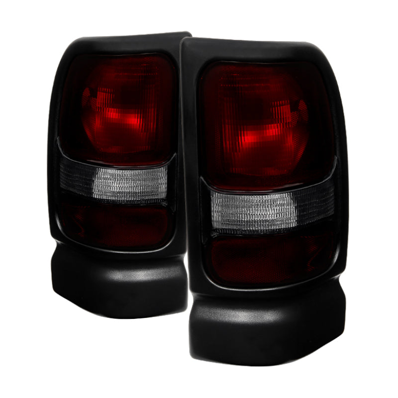 xTune Dodge Ram 1500 94-01 (Not Sport Package) Tail Lights Red Smoked ALT-JH-DR94-OE-RSM Tail Lights SPYDER