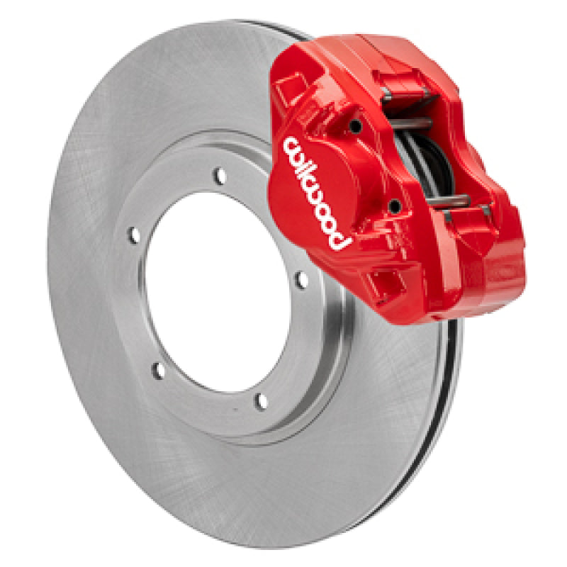 Wilwood 69-74 Porsche 911 D31 11.10in. Front Brake Kit w/ Flex Lines - Red Brake Kits - Performance Blank Wilwood