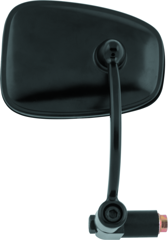 BikeMaster Semi-Retractable Barend Mirrors 7/8in & 1in Bars - Each - Black Side Mirrors BikeMaster