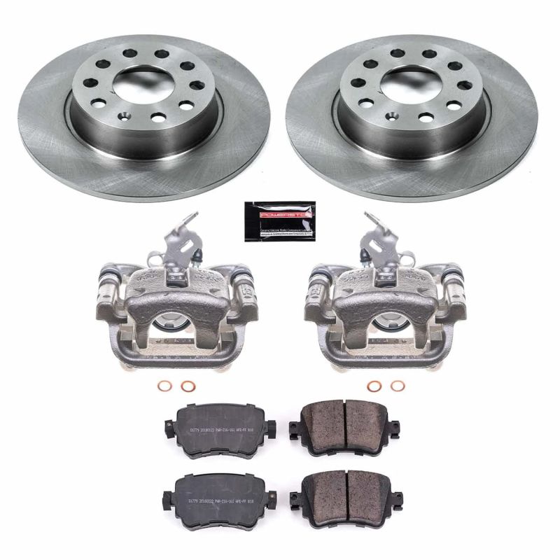 Power Stop 18-15 Volkswagen GTI Rear Autospecialty Brake Kit w/Calipers Brake Kits - OE PowerStop