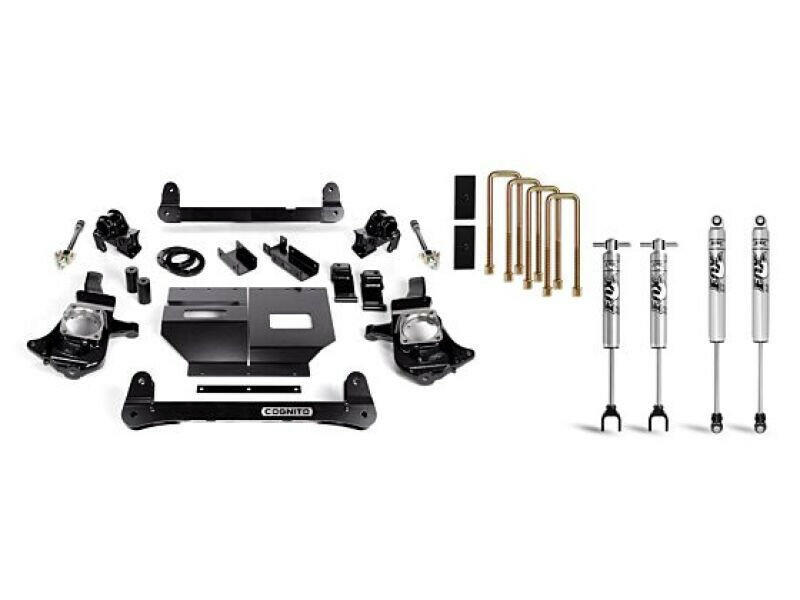 Cognito 11-19 Chevy/GMC Silv/Sierra 2500/3500 HD 2WD/4WD 4in Std Lift Kit w/ Fox PSMT 2.0 Shocks Lift Kits Cognito