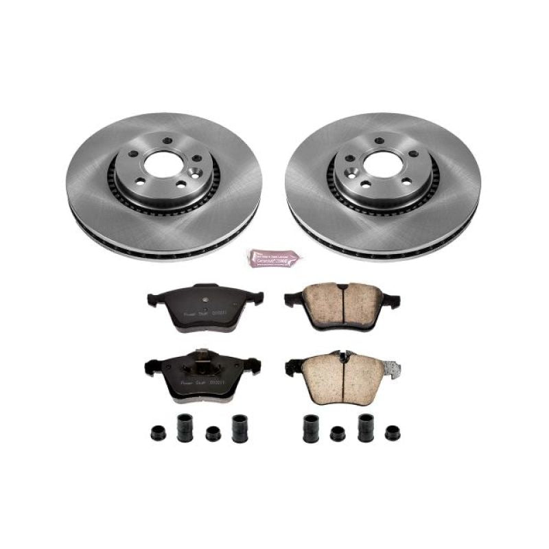 Power Stop 11-14 Volvo S60 Front Autospecialty Brake Kit Brake Kits - OE PowerStop