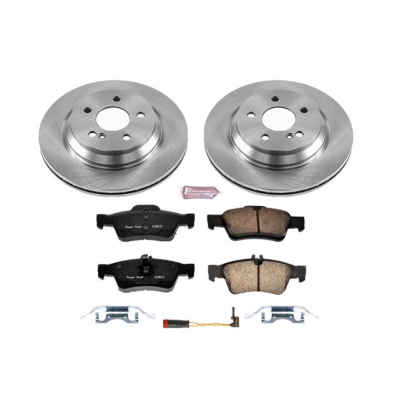 Power Stop 12-13 Mercedes-Benz S350 Rear Autospecialty Brake Kit Brake Kits - OE PowerStop